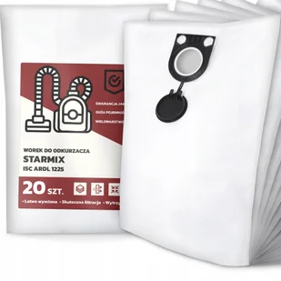 20x Worek do Odkurzacza Starmix Isc Ardl 1225 Syntetyczny Pojemny Mocny G9 - Worki do odkurzaczy - miniaturka - grafika 1