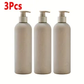 Pozostałe akcesoria kosmetyczne - TEMU Zestaw 1 szt./3szt. Butelki z Słomy Pszenicznej Biodegradowalne 500ml/16.5oz, Puste Butelki Dozujące, Butelka na Płyny - do Użytku Domowego w - miniaturka - grafika 1