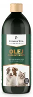 Suplementy i witaminy dla psów - PRIMAVERA OLEJ Rybny Z DOLINY WKRY 1L PREMIUM - miniaturka - grafika 1