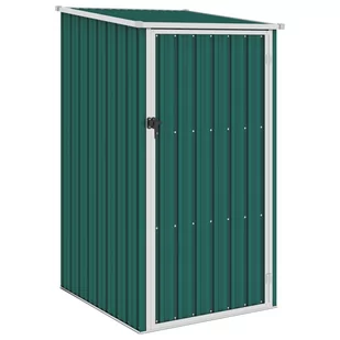 vidaXL Szopa ogrodowa zielona 87x98x159 cm stal galwanizowana  46289 - Altany ogrodowe - miniaturka - grafika 1