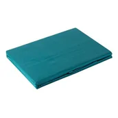 Prześcieradła - Eurofirany Prześcieradło satynowe turkusowe 180x210 - bez gumki 100% bawełna ef-prze-sat-turk-180x210 - miniaturka - grafika 1