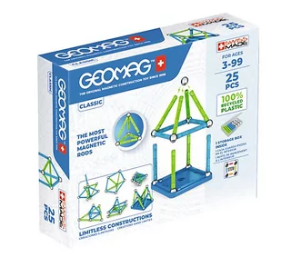 GeoMag Klocki magnetyczne Color 25 el. GEO-275 - Klocki - miniaturka - grafika 3