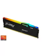 Pamięci RAM - Kingston FURY Beast RGB DDR5-5200 C36 SC - 8GB (AMD EXPO) - miniaturka - grafika 1