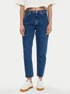 Spodnie damskie - Tommy Jeans Jeansy Izzi DW0DW15993 Niebieski Slim Fit - miniaturka - grafika 1