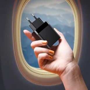 Baseus Mirror Lake szybka ładowarka Quick Charge 3.0 2x USB 18W z wyświetlaczem biały (CCJMHA-A02) - Ładowarki do telefonów - miniaturka - grafika 15