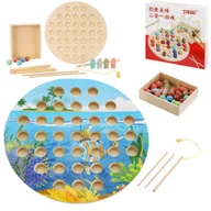 Zabawki zręcznościowe - Łowienie Rybek gra zręcznościowa magnetyczna Lt338 - miniaturka - grafika 1