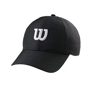 WILSON WILSON męska czapka tenisowa Wh ultralekka czapka tenisowa czarny czarny jeden rozmiar WRA777105 - Czapki męskie - miniaturka - grafika 1