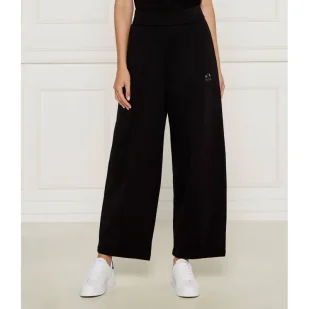 Armani Exchange Spodnie dresowe | flare fit - Dresy damskie - miniaturka - grafika 1