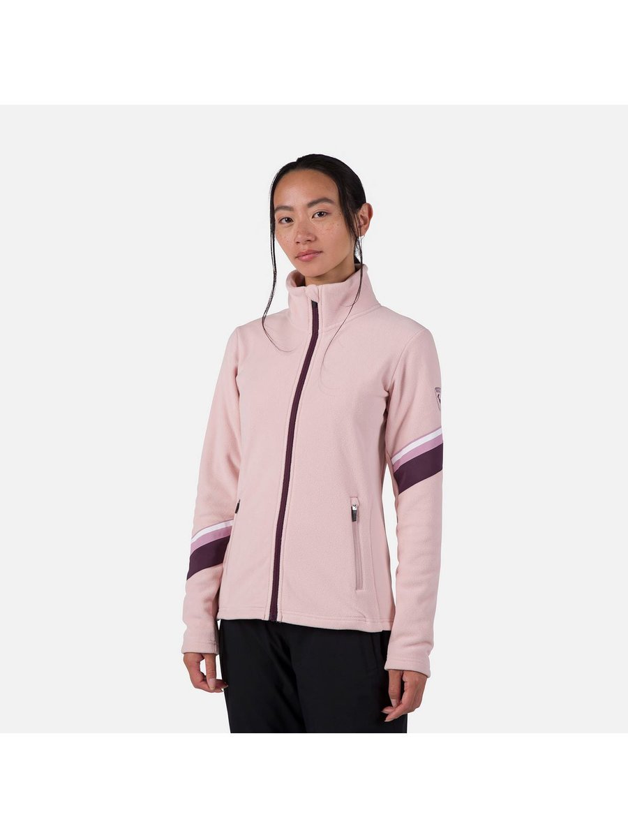 Bluza damska Rossignol W Strawpile Fleece Fz różowy XS