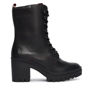 Botki Fly London Tielfly P144642020 Czarny - Botki damskie - miniaturka - grafika 1