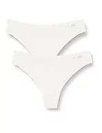 Majtki damskie - Sloggi Damskie stringi Zero Feel String 2P EX String, Angora, XS - miniaturka - grafika 1