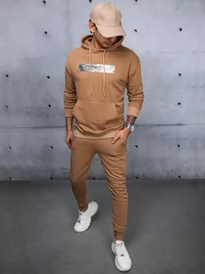 Dres męski kamelowy Dstreet AX0696 - Dresy męskie - miniaturka - grafika 1