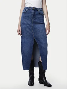Pieces Spódnica jeansowa Jessie 17150234 Niebieski Regular Fit - Spódnice - miniaturka - grafika 1