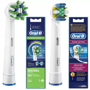 2 Końcówki Oral-B Cross Action Floss Action - Końcówki do szczoteczek elektrycznych - miniaturka - grafika 1