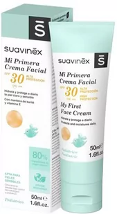 Krem przeciwsłoneczny dla dzieci Suavinex Mój Pierwszy Krem Do Twarzy SPF30 50 ml (8426420072564) - Balsamy i kremy do opalania - miniaturka - grafika 1
