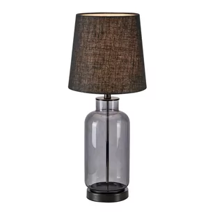 Czarna lampa stołowa z kloszem z juty (wysokość 60 cm) Costero – Markslöjd - Noże stołowe - miniaturka - grafika 1