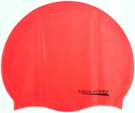 Pływanie - Aqua Speed Czepek pływacki, Mono, czerwony - miniaturka - grafika 1