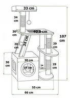 Drapaki dla kotów - Drapak dla kota Royal&Petsky CAT-07-03 CAT-07-03 - miniaturka - grafika 1