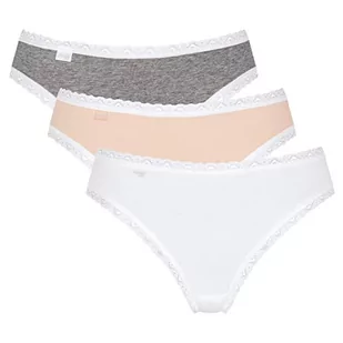 Sloggi 24/7 Weekend Tai C3P Figi damskie (zestaw 3 sztuk), Biały - Połączenie światła, 38 - Majtki damskie - miniaturka - grafika 1