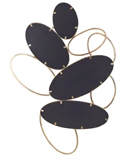 Metalowe lustro ścienne 113 x 77 cm złote DECIZE Lumarko! - Lustra - miniaturka - grafika 4