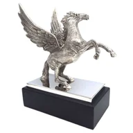 Figurki dekoracyjne - Pegaz - figurka aluminiowa na podstawie - miniaturka - grafika 1