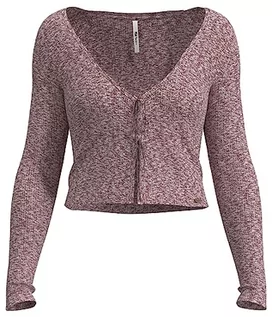 Swetry damskie - Pepe Jeans Damski sweter kardigan Danica, Czerwony (rozgnieciona jagoda), M - grafika 1