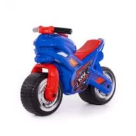 Jeździki dla dzieci - Polesie 54309 Jeździk-motor 'MX' niebieski - miniaturka - grafika 1