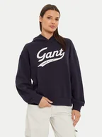Bluzy damskie - Gant Bluza 4200489 Granatowy Loose Fit - miniaturka - grafika 1