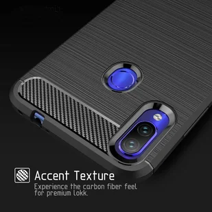 Crong Soft Armour Cover - Etui Xiaomi Redmi Note 7 (czarny) - Etui i futerały do telefonów - miniaturka - grafika 5
