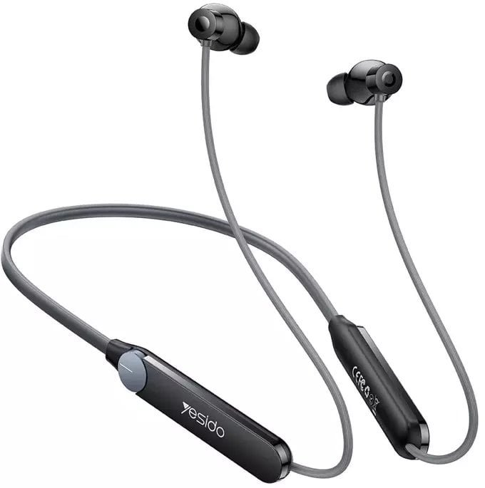 Yesido Słuchawki Sportowe YSP22 BT 5.3 500mAh, LED, Bezprzewodowe, BLACK/CZARNY