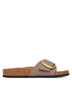 Klapki i japonki damskie - Birkenstock Klapki Madrid Big Buckle 1030517 Różowy - miniaturka - grafika 1