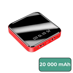 Powerbank 20000 mAH 2A 10W czerwony - Powerbanki Powerbank 20000 mAH 2A 10W czerwony - Powerbanki - miniaturka - grafika 1