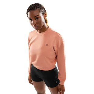 Bluza treningowa crop top dla kobiet Fitness Siroko Pinnacle - Bluzy sportowe damskie - miniaturka - grafika 1