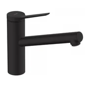 Baterie kuchenne - HANSGROHE 74806670 Zesis M33 Bateria kuchenna 150, LowPressure do bezciśnieniowych podgrzewaczy wody, 1jet, czarny mat - miniaturka - grafika 1