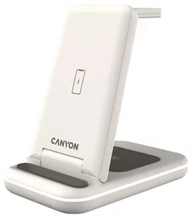 Canyon WS-304 3w1 15W LED Beżowa - Ładowarki do telefonów - miniaturka - grafika 1