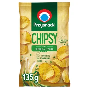 Przysnacki CHIPSY PRZYSNACKI CEBULKA DYMKA 135 G zakupy dla domu i biura 58271 - Inne przekąski suche - miniaturka - grafika 1