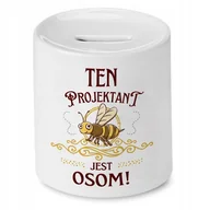 Skarbonki - Skarbonka Dla Projektanta na Urodziny na Prezent z Nadrukiem ze Zdjęciem + Opakowanie na prezent (wzór 01) - miniaturka - grafika 1