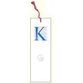 Zakładki do książek - DaVinci Zakładka do książki z anagramem Litera K - miniaturka - grafika 1