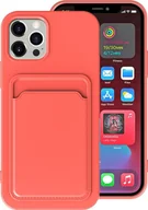 Etui i futerały do telefonów - Etui König Design kompatybilne z Apple iPhone 13 mini plastikowe miękkie etui na telefon - Etui na telefon komórkowy różowo-pomarańczowe - miniaturka - grafika 1