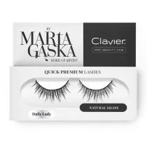 Clavier Clavier Quick Premium Lashes rzęsy na pasku Daily Lady 813 - Sztuczne rzęsy i akcesoria - miniaturka - grafika 1