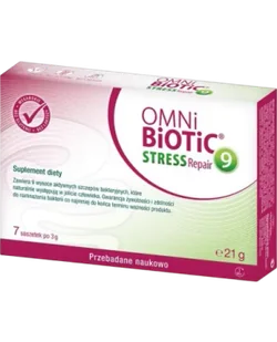 Omni Biotic Stress Repair 9, 7 saszetek - Układ pokarmowy - miniaturka - grafika 1