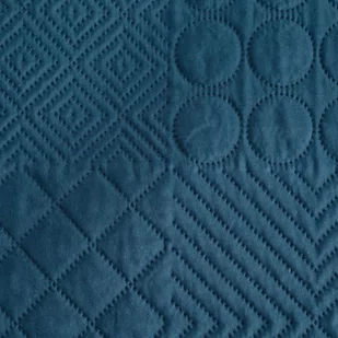 Narzuta 220 x 240 Pikowana Eurofirany Boni5 Granat - Narzuty - miniaturka - grafika 4