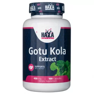 Haya Labs, Gotu Kola 450 mg - 100 kaps. - Witaminy i minerały - miniaturka - grafika 1