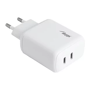 Ładowarka sieciowa 2x USB-C USB-A Akyga AK-CH-19 PD3.0 5-12 V / 3A QC 40W - Ładowarki do telefonów - miniaturka - grafika 1