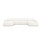 Narożniki - Beżowy narożnik (w kształcie litery "U") Jodie – Micadoni Home - miniaturka - grafika 1