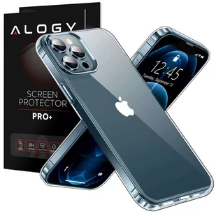 Etui ochronne obudowa Alogy Hybrid Case Super Clear do Apple iPhone 12 Pro Max Przezroczyste + Szkło - Etui i futerały do telefonów - miniaturka - grafika 1