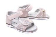 Buty dla dziewczynek - WOJTYŁKO 1S40021 róż, sandały dziecięce, rozmiary: 20-23 - Wojtyłko - miniaturka - grafika 1