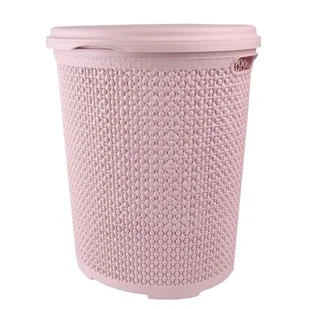 Brudniak Flexy 45 l róż - Kosze na bieliznę - miniaturka - grafika 1
