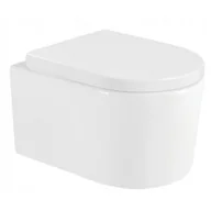 Miski WC - Miska WC Rimless z deską wolnoopadającą MEXEN Sofia, twarda, biała - miniaturka - grafika 1