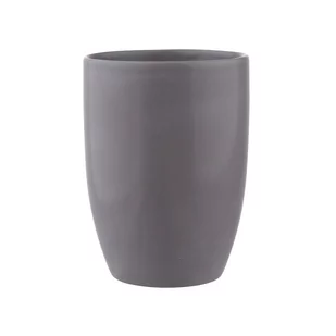 Lumarko Kubek Na Szczoteczki Do Zębów Dolomitowy 7,5x7,5x10,5 Cm Popielaty! - Kubki na szczoteczki do zębów - miniaturka - grafika 1